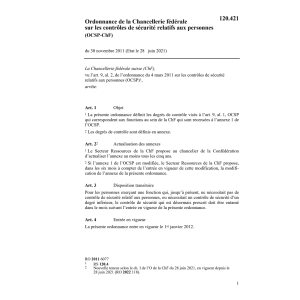 O contrôles sécurité personnes OCSP-ChF