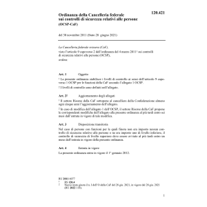 O controlli sicurezza persone OCSP-CaF