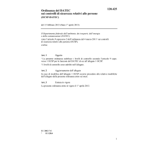 O contr. sicurezza pers. OCSP-DATEC
