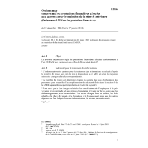 O LMSI prestations financières