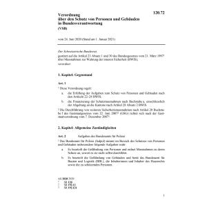 V  Sicherheitswesen Bundesverwantw VSB