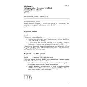 O Servizi sicurezza competenza fed OSF