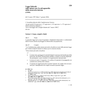 LF per la sicurezza interna (LMSI)