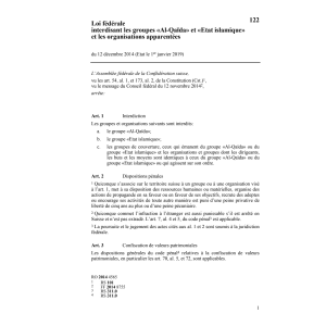 O Mesures«Al-Qaida»organisat.apparentées