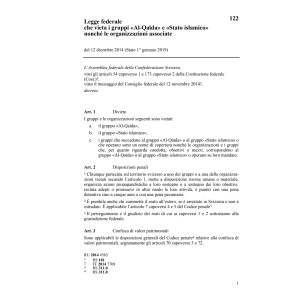 O Misure«Al-Qaida»organizzazioni associa