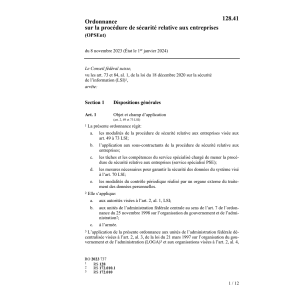 O sécurité entreprises