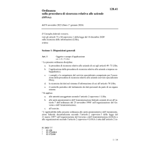 O procedura sicurezza aziende