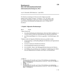 BG Informationssicherheit beim Bund
