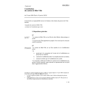 Constitution cant. Bâle-Ville, Cst./BS