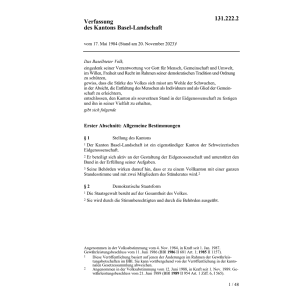 Verfassung Kant. Basel-Landschaft, KV/BL