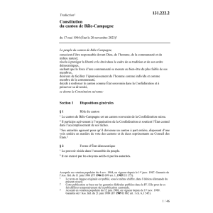 Constitution cant. Bâle-Campagne,Cst./BL
