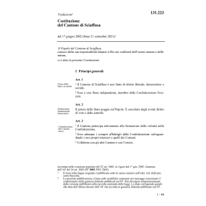 Costitutione Cant. Sciaffusa, Cost./SH