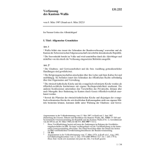 Verfassung des Kantons Wallis, KV/VS
