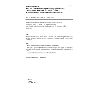 BB Kantonswechsel Gemeinde Clavaleyres