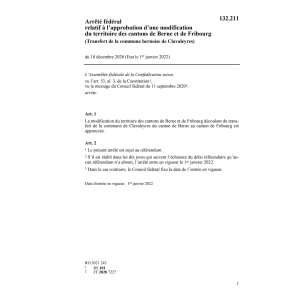 AF Transfert de la commune Clavaleyres