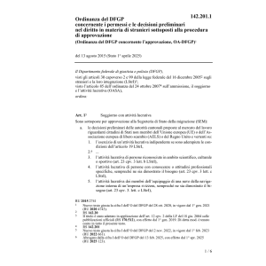 O permessi sottoposti procedura approvaz