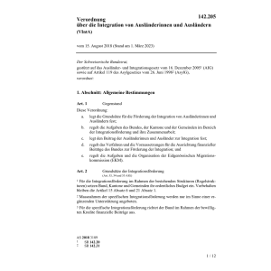 V Integration Ausländern (VIntA)