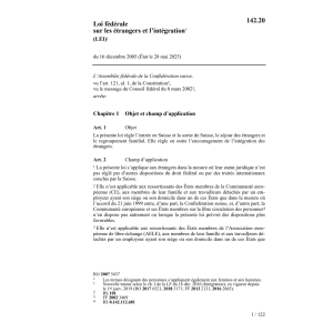LF sur les étrangers (LEtr)