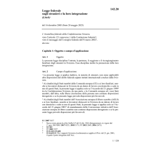Legge federale sugli stranieri (LStr)