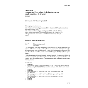 O allontan. e espulsione stranieri OEAE