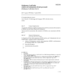O 3 asilo, dati personali OAsi 3