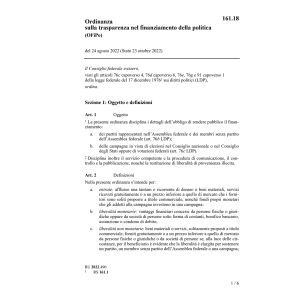 O 24.8.22 trasparenza finanz. politica