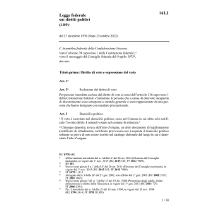 LF sui diritti politici