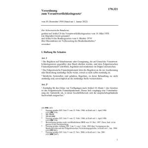 V zum Verantwortlichkeitsgesetz