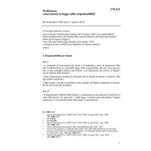 O conc. la legge sulla responsabilità