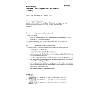 V Lufttransportdienst Bundes V-LTDB