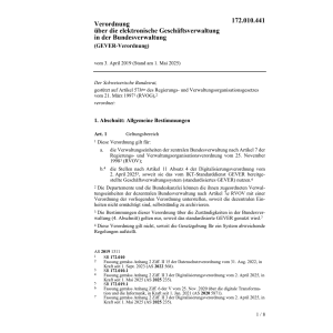 GEVER-Verordnung