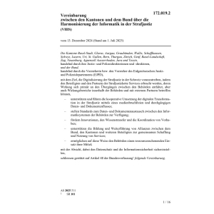 Vereinb. 13.12.2024 Harmonisierung Infor