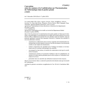 Conv. 13.12.2024 harmonisation informat.