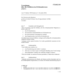 V Gebühren Zivilstandswesen ZStGV