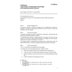 O assegnazione di posteggi