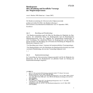 BG Besoldung der Magistratspersonen
