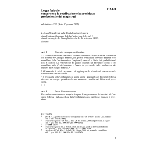 LF retribuzione dei magistrati