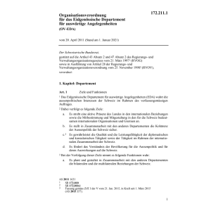 Organisationsverordnung EDA, OV-EDA