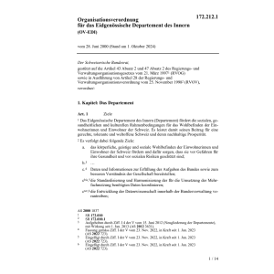 Organisationsverordnung (OV-EDI)