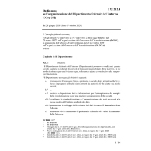 Org del Dip. fed. dell'interno(OOrg-DFI)