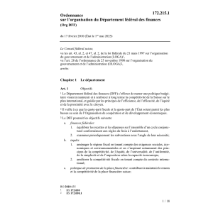 O organisation DFF, Org DFF