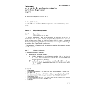 O retraite membres catégor.pers.ORCPP