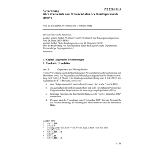 V Schutz Personaldaten Bundesverwaltung