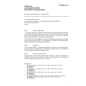 O sul personale dei servizi di pulizia