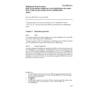 R prévoyance RPEC