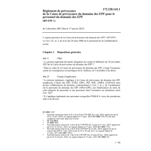 R prévoyance RP-EPF 1
