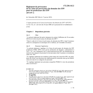 R prévoyance RP-EPF 2