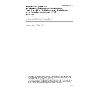 R previdenza ASR IUFFP RP-IUFFP