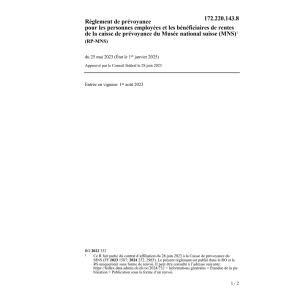 R prévoyance MNS RP-MNS