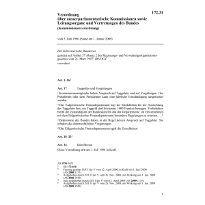 V ausserparlamentarische Kommissionen